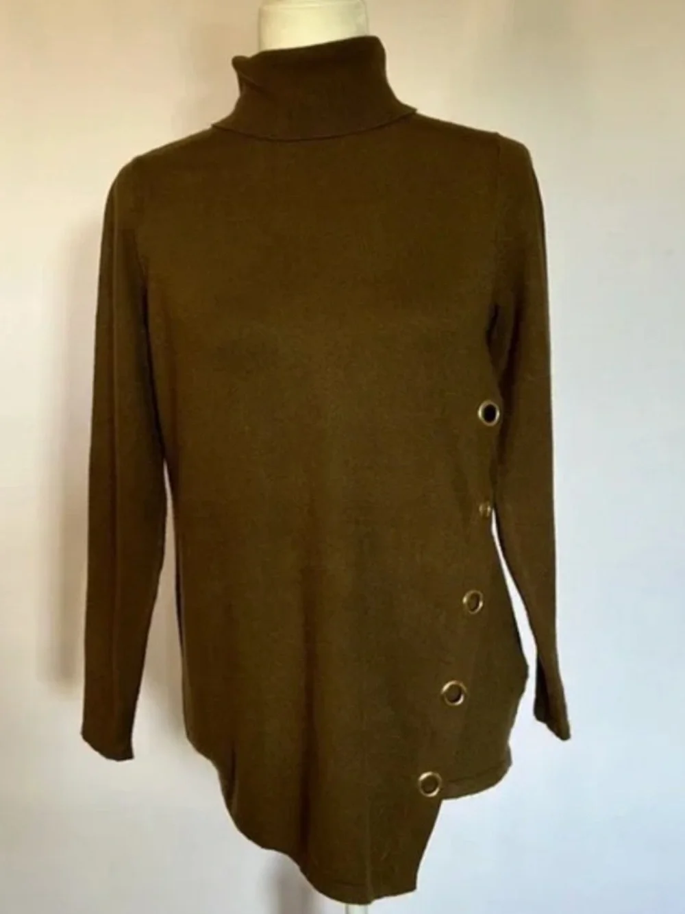 Soft Surroundings Sleek Lines Turtleneck Sweater